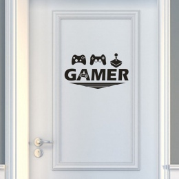 Tapeta z PVC do salonu dla graczy Gamer Home Decor naklejka na ścianę i drzwi naklejka sypialnia Vinyl mural artystyczny plakat 