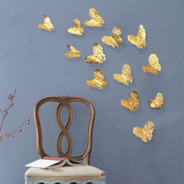 12 sztuk pcv 3d Butterfly dekoracje ścienne śliczne motyle naklejki ścienne dla dziewczynek pokoje naklejki sztuki dekoracji pok