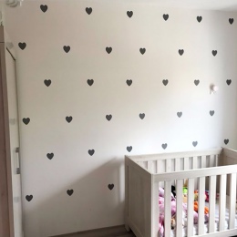 Serce Baby Room dekoracyjne naklejki dziewczyna sypialnia kalkomanie dla dzieci naklejki ścienne dekoracja pokoju wystrój pokoju