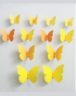 12 sztuk 3D pcv magnesy w kształcie motyli DIY naklejki ścienne motyl na ścianę Home Decor New Arrival Fridage naklejki dekoracj