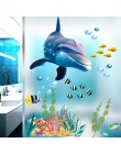W nowym świecie na morze delfinów kreatywny łazienka listwy naklejki ścienne chłopiec sypialnia lampki nocne dekoracyjne naklejk