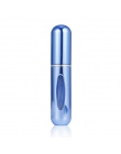 5 ml wielokrotnego napełniania Mini perfumy butelka z rozpylaczem aluminium Mini Jar Spray Atomizer przenośny podróży kosmetyczn