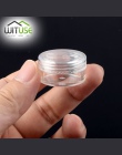 WITUSE 10x próbki przezroczysty krem słoik Mini butelki kosmetyczne pojemniki Pot dla Nail Arts małe jasne, może cyny dla balsam