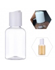 1/3 sztuk pusty przezroczysta butelka 50 ml z tworzywa sztucznego emulsja krem pojemnik szampon przezroczysty płyn Mini balsam b