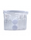 Wysokiej jakości nowe przenośne przejrzyste podróże kosmetyczne butelki punkty butelkowanie sześć Sets5.25B789