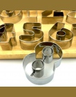 9 sztuk 3D kreatywny numer w kształcie zestaw foremek do ciastek najwyższej jakości stali nierdzewnej herbatniki formy kremówka 