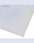 Lychee 30x25 cm Laser naciśnij ciepła transferu winylu brokat pcv dekoracyjne materiały na T-shirt odzież
