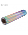 Lychee 30x25 cm Laser naciśnij ciepła transferu winylu brokat pcv dekoracyjne materiały na T-shirt odzież