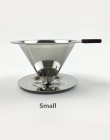 Filtr do kawy wielokrotnego użytku uchwyt ze stali nierdzewnej metalowe siatki kosze Drif filtry do kawy kroplówki v60 filtr do 
