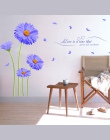Holandia kwiat chryzantemy naklejki ścienne pcv materiał Aster novi belgii ścienne sztuki do dekoracji ścian w salonie