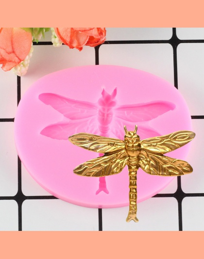 Sugarcraft Dragonfly formy silikonowe formy kremówka ciasto dekorowanie narzędzia czekoladowe Gumpaste formy ciasto dekoracji gr