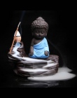 Cofaniu kadzidła palnika ceramiczne mały mnich stojak na kadzidła Home Decor aromaterapia buddy Censer + 20 sztuk kadzidełka
