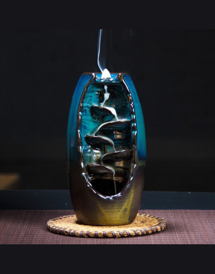 10 sztuk kadzidełka + cofaniu kadzidła palnika ceramiczne aromaterapia piec zapach aromatyczny biuro w domu kadzidło rzemiosło D