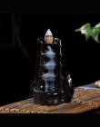 Herbata kadzidła kreatywny uchwyt cofaniu ozdoby dostarcza piec ceramiczny kadzielnica Lotus aromaterapia dym buddyjski salon