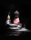 Piękny mały mnich i mały budda kadzidełko z wodospadem kadzidło palnika dla Home Office herbaciarnia wystrój domu prezent na Boż