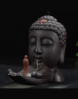 Cofaniu kadzidła palnika kreatywna dekoracja do domu ceramiczny budda uchwyt kadzidła buddyjski Censer + 10 sztuk kadzidełka