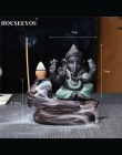 HOUSEEYOU słoń boga Ganesha cofaniu kadzidła palnika indie Censer trzymać uchwyt na medytacja ozdoby dekoracje do domowego biura