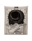 Księżyc gobelin czary średniowiecznej europy w stylu Vintage wróżenie tarota ścianie wisi gobelin dla akademik wystrój astrologi