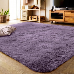 Miękkie dywan z długim włosiem dla pokoju gościnnego europejski domu ciepłe pluszowe dywaniki podłogowe puszyste maty dla dzieci