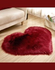 40*50 cm kreatywny słodka miłość kształt serca dywan sztuczne futro przeciwpoślizgowe dywaniki podłogowe Decor dla łazienka sypi