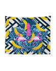 Geometria Van gogha gobeliny ścienne wiszące dzikość wilk kanapy dekoracji wnętrz Pop Monroe narzuty Flamingo prostokąt fantazyj