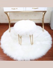 30*30 CM miękkie sztuczne dywan z owczej skóry na krzesło sypialnia mata sztuczna wełna ciepły włochaty dywan siedzenia Textil f