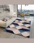 Geometryczne nowoczesne dywany dla pokoju gościnnego główna Nordic dywan sypialnia lampki nocne koc obszar dywan miękkie pokój d