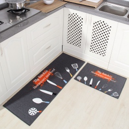 Dekoracyjne antypoślizgowe maty podłogowe do kuchni łazienki ochronne dywaniki w urocze cytryny zastawę kuchenną noże