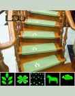 RULDGEE Luminous miękkie różnorodność wzór samoprzylepne antypoślizgowe absorpcji wody schody dywan mata Protector dywan dla sal