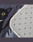 Maty wejściowe zwierząt kot drukowane łazienka dywaniki kuchenne wycieraczki mata podłogowa z kotem dla pokoju gościnnego Anti-S