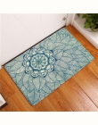 BeddingOutlet czeski Mandala kwiat dywan poliester dywan antypoślizgowe wycieraczka podłogowa do sypialni łazienka kuchnia drzwi