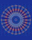 Hippie Mandala gobelin indie Boho ściany dekoracyjne ściany wiszące czeski mata do jogi rzut koc dywan narzuta obrus prezent