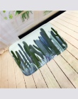Maty wejściowe wycieraczka tropikalne rośliny drukowane kuchnia dywany łazienkowe domu dywan dla pokoju gościnnego Anti-Slip Tap
