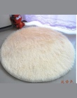 25mm i 45mm pluszowe zagęścić miękkie Shaggy powierzchnia okrągły dywan dywan do salonu sypialnia podłoga mata odporność na pośl