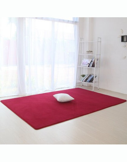 Koralowa aksamitna pogrubienie dywan nowoczesny minimalistyczny sypialnia mata do salonu stolik sofa mata pełna lampki nocne pro