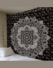 Gobelin Mandala gobelin wysokiej jakości Boho joga mat 200x140 CM poliester Indian Mandala gobelin do wystroju domu