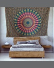 Gobelin Mandala gobelin wysokiej jakości Boho joga mat 200x140 CM poliester Indian Mandala gobelin do wystroju domu