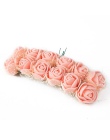 144 sztuk 2 cm pianki wzrosła sztuczny kwiat bukiet dla Rose niedźwiedź ścienne ślub dekoracja kwiatowa Scrapbooking sztuczny kw