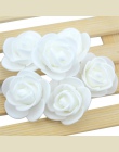 100 sztuk/partia Mini róża z pianki polietylenowej głowy sztuczna róża kwiaty Handmade DIY dekoracje ślubne świąteczne i zaopatr