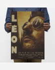 LAITANG naklejki ścienne Leon profesjonalny film w stylu Vintage plakat Retro plakat na ścianę Decoracion Pared wystrój domu dek