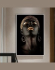 Contemplator czarny afryki nagie kobiety obraz olejny na płótnie plakaty i reprodukcje skandynawskie ścienne obraz do salonu