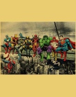 Marvel ojciec stana Lee plakat Super Hereos naklejki ścienne w stylu Vintage plakat drukuje wysokiej jakości dla salonu wystrój 