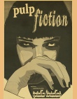 Quentin Tarantino bezpośrednie Uma Thurman film Pulp Fiction w stylu Vintage papier plakat na ścianę obraz dekoracyjny do domu 4