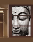 Obraz na płótnie obrazy na ścianę szary 3 Panel nowoczesny duży olej styl plakat budda ściany reprodukcja malarstwo Home Decor d