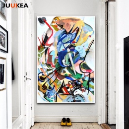 Canvas Reprodukcja Malowanie Plakat, Wassily Kandinsky Geometryczne Abstrakcyjne Sztuki, Zdjęcia ścienny Do Salonu, Cuadros Home