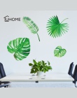 DIY liści palmowych tropikalny rafia liście drzewa naklejki ścienne Vinyl Mural Art dla dzieci naklejki ścienne do pokoju wystró