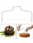 Hoomall 1 PC regulowany drut ciasto krajalnica nogi z tworzywa sztucznego ze stali nierdzewnej DIY ciasto narzędzia do pieczenia