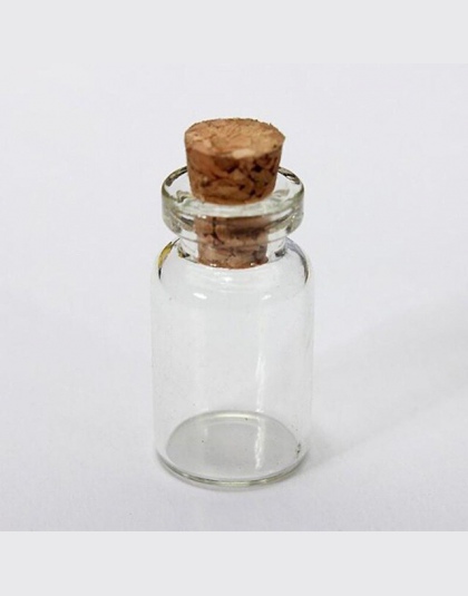 10 sztuk małe Mason Jar szklany słoik Tiny wyczyść pusty chcesz butelka z korkiem korek Mini pojemniki przezroczyste butelki sło