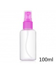 Surf 1 sztuk Mini plastikowe przezroczyste małe puste butelki z rozpylaczem do makijażu i pielęgnacji skóry wielokrotnego napełn