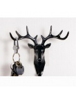 Deer Head zwierząt samoprzylepne odzież stojaki na stojaki wieszak wieszak Cap wystrój pokoju pokaż ściany torba klucze przyklej
